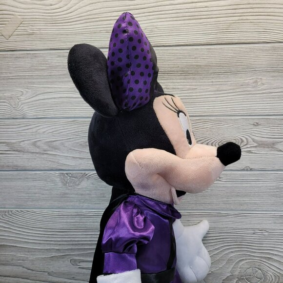 Disney Minnie Mouse Greeter Halloween Plush Standing Doll Vampire Witch‎ Costume - Picture 5 of 16